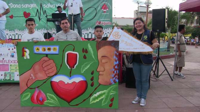  I.E. Francisco Izquierdo gana concurso de murales para promover la donación de sangre