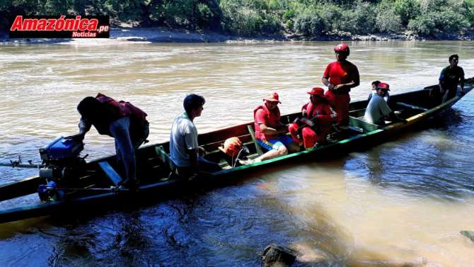  Bomberos y pobladores se unen a búsqueda de albañil desaparecido en río Mayo