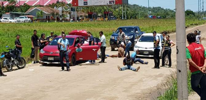  Intervienen a cuatro sujetos sindicados de intentar asaltar en carretera