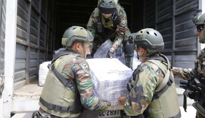  El primer decomiso de droga del año suma más de una tonelada
