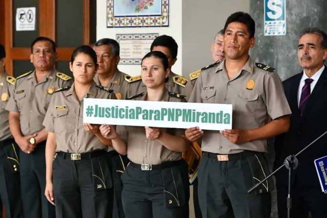  Hoy se resolverá apelación a la prisión preventiva del policía Elvis Miranda