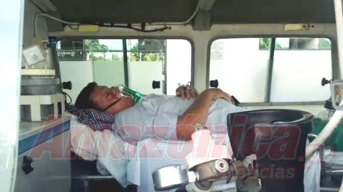  Ex alcalde de Tarapoto Walter Grundel es trasladado de emergencia a Lima