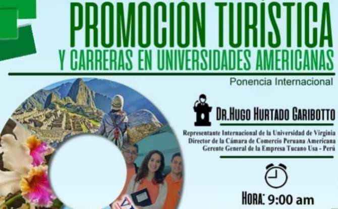  Representante de la Cámara de Comercio y Turismo Peruana Americana de Washington brindará importante ponencia en la UNSM