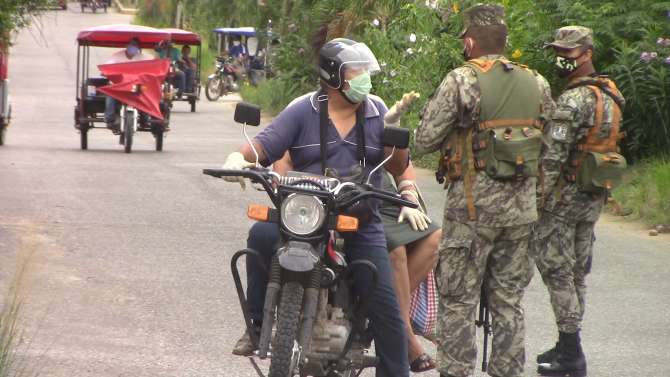  Militares intervienen a motociclistas por transitar con pasajeros