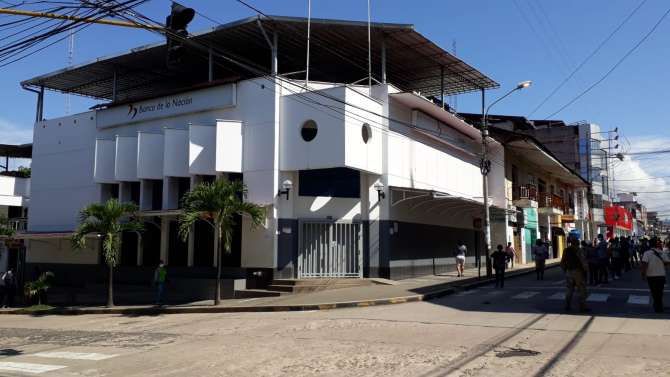  Banco de La Nación de Tarapoto suspende atención al público por cuarentena