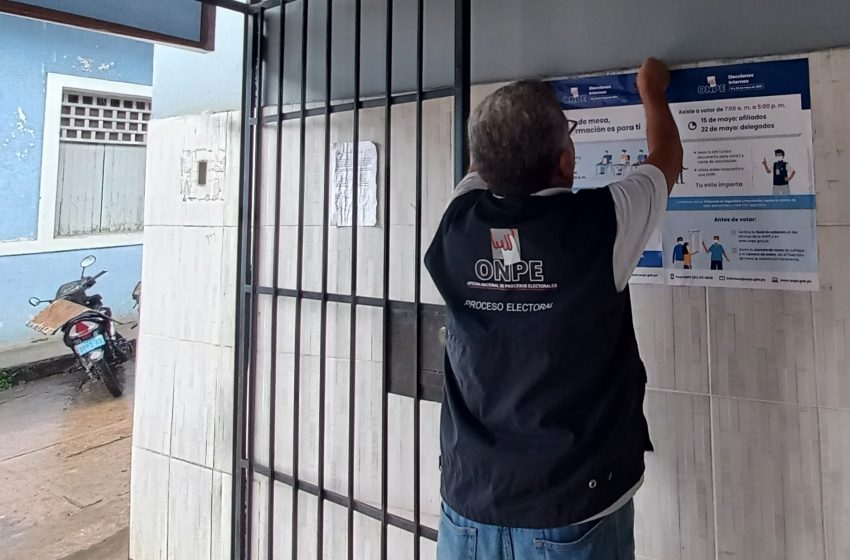 Dos partidos políticos y 18 movimientos regionales registraron sus candidatos a delegados para las elecciones internas