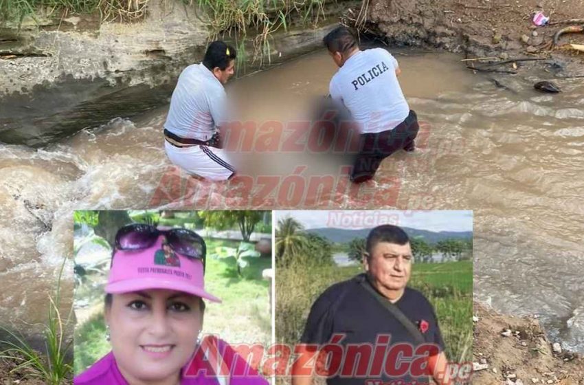  Exalcaldesa de Picota y su esposo mueren ahogados en canal de riego