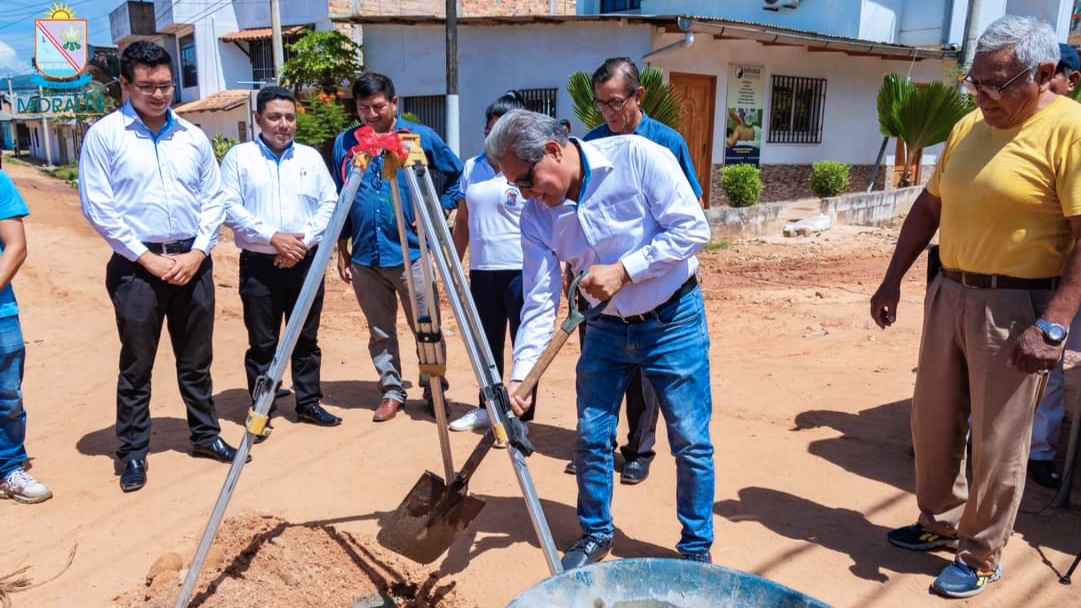Comienza importante obra de infraestructura en el Distrito de Morales