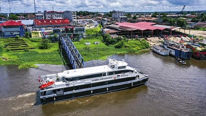 FERRY SUBSIDIADO POR EL MTC HA MOVILIZADO A MÁS DE  466 000 PASAJEROS EN LORETO