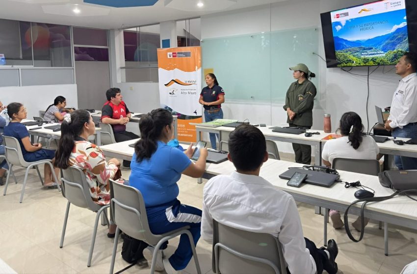  Autoridad Nacional del Agua fortalece Cultura del Agua en seis instituciones educativas en el Alto Mayo