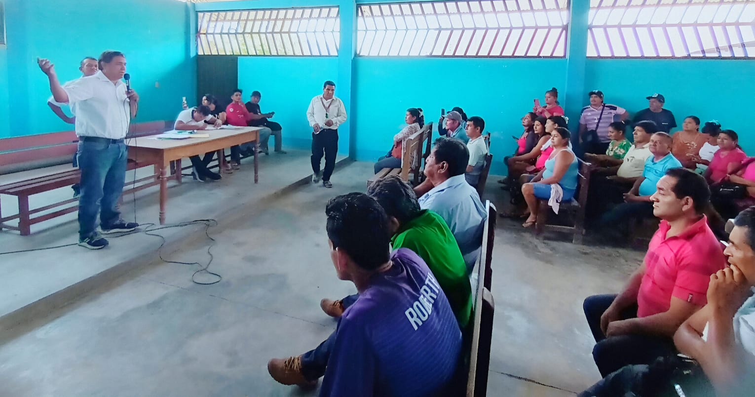 ANA informa beneficios de la formalización del uso de agua poblacional en comunidades de San Martín