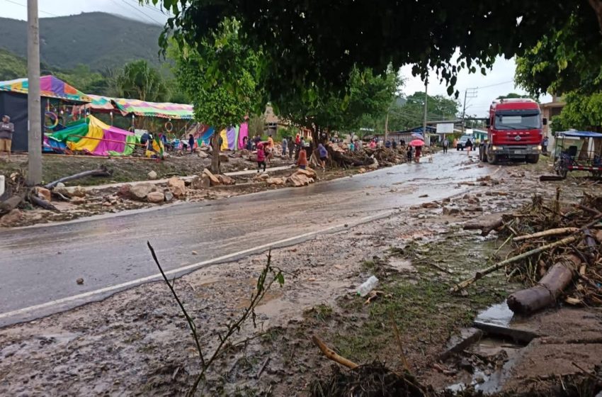  Intensas lluvias provocan desbordes de quebradas y dejan cinco en Jepelacio viviendas afectadas