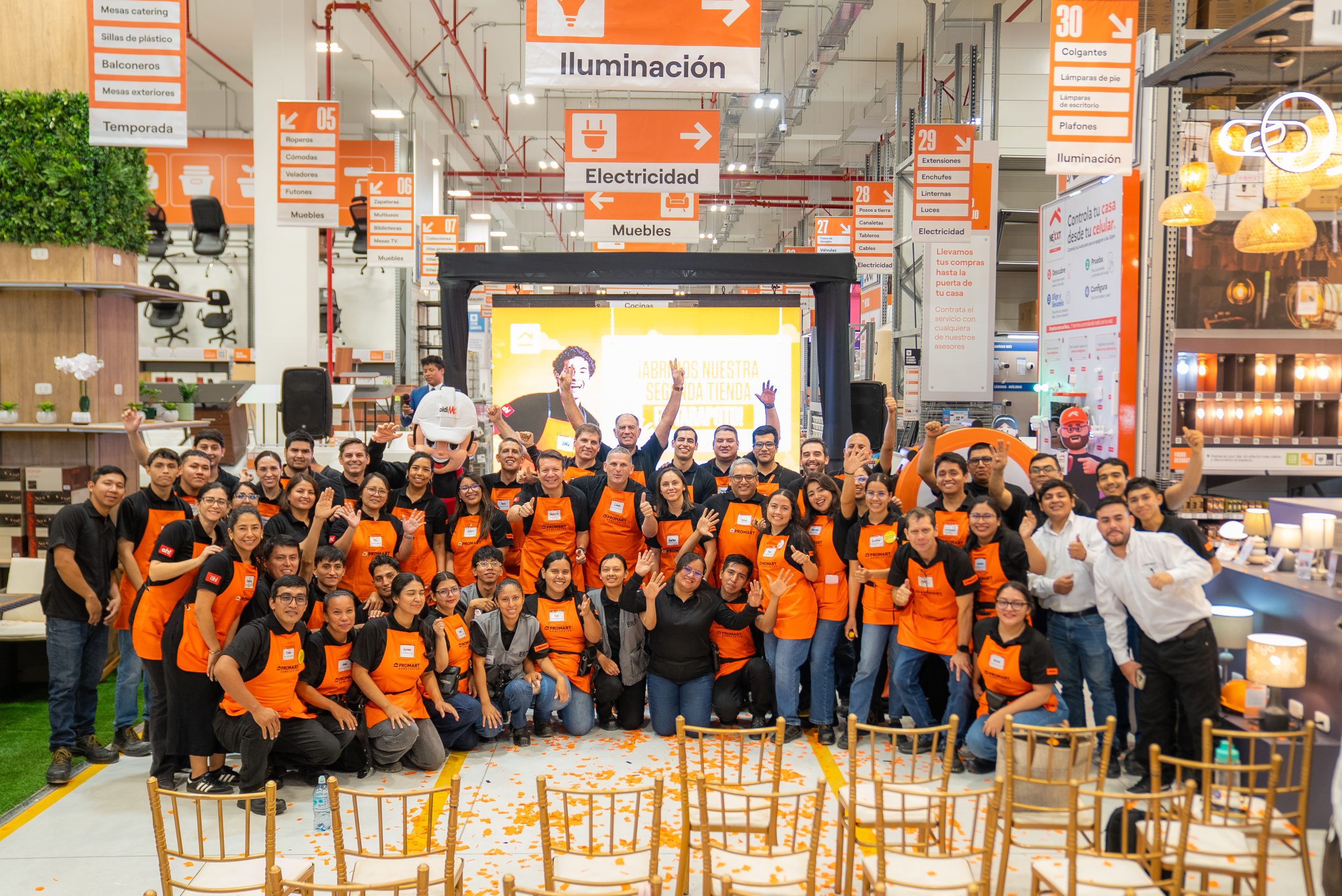 Descuentos, premios y sorpresas: así se vive la inauguración de la segunda tienda de Promart en Tarapoto