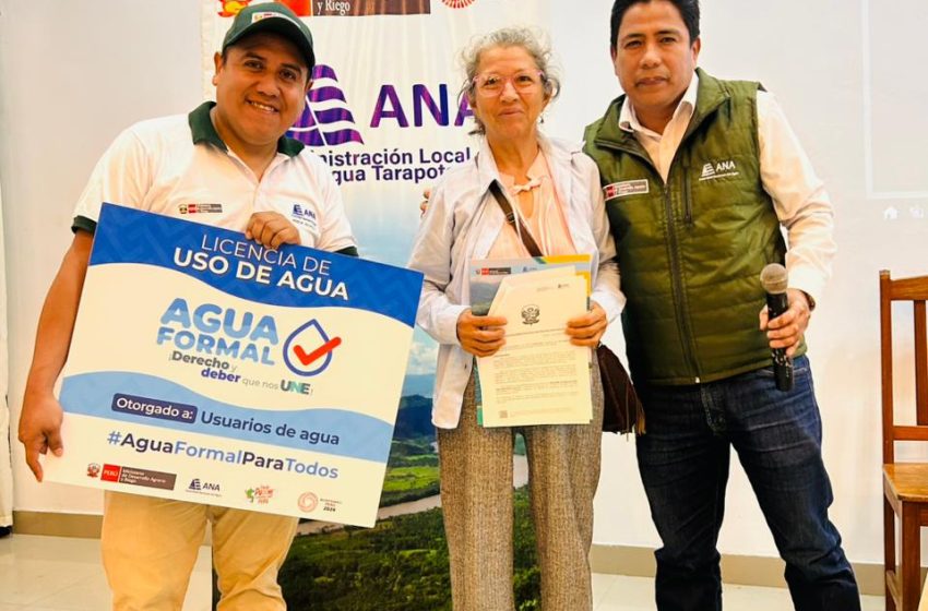  ANA entrega 300 licencias de uso de agua a productores acuícolas en San Martín y Loreto