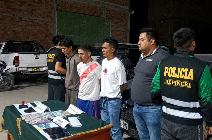  Desarticulan banda criminal “Los Injertos del Alto Mayo Nueva Generación” en operativo simultáneo
