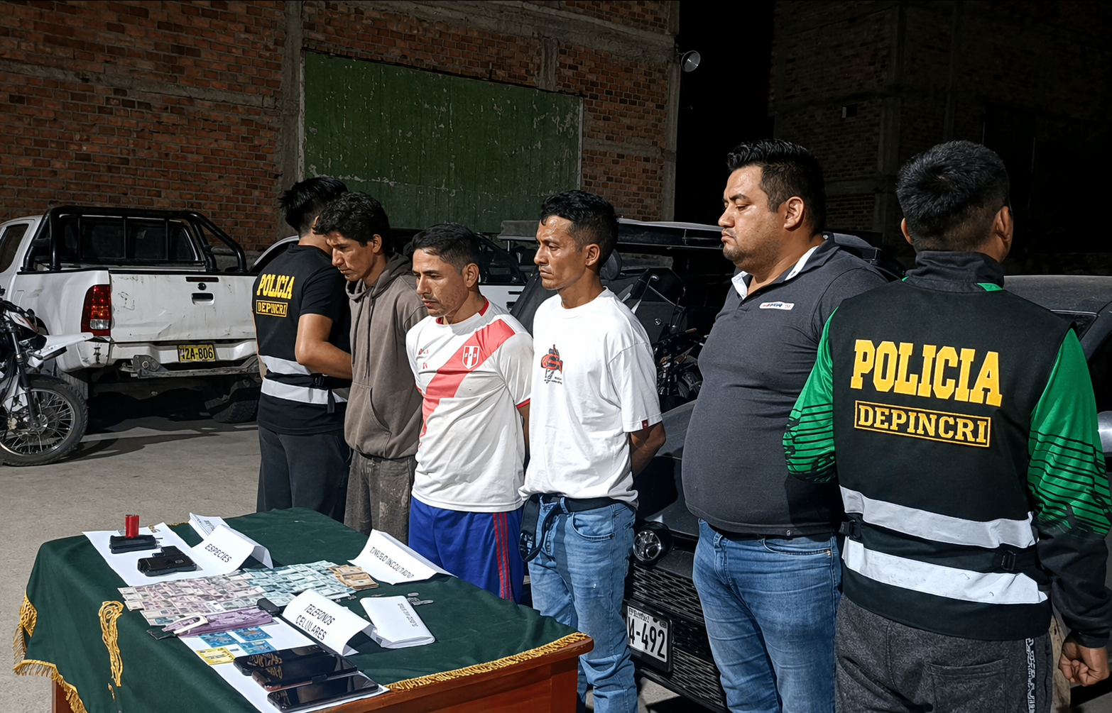 Desarticulan banda criminal “Los Injertos del Alto Mayo Nueva Generación” en operativo simultáneo