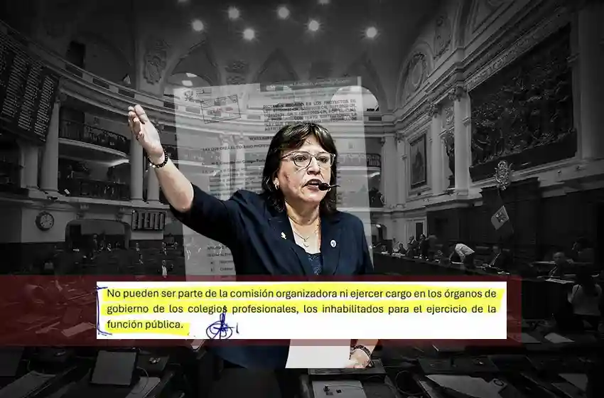 Persecución política: Aprueban ley de contrabando para apartar a Delia Espinoza del CAL