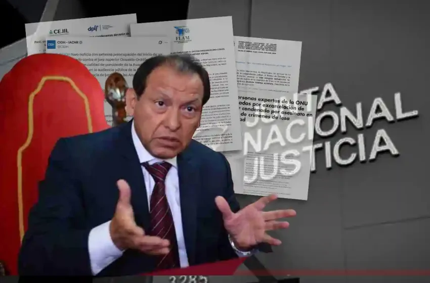  Juez Ordóñez: Organizaciones rechazan separación decidida por la JNJ