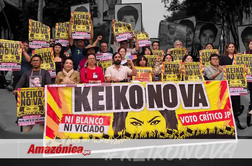 Convocan a movilización contra Keiko Fujimori, a quien consideran «un peligro para la democracia»