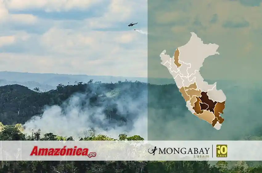 Medio centenar de incendios forestales afecta al menos a 13 regiones y se extienden por territorios indígenas